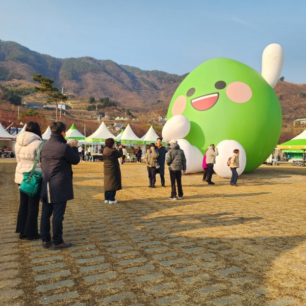 제24회 광양매화축제, 깜찍한 캐릭터 ‘매돌이’ 인기 폭발